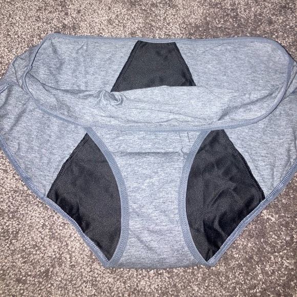Period Panty Brief; Heather Gray - New; Multiple Sizes/Other colors available! - Picture 2 of 2